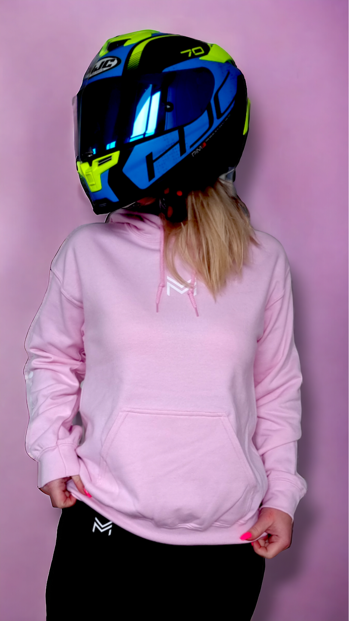 Pink babe LMV hoodie