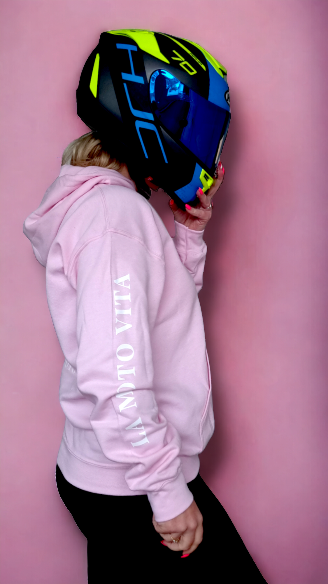 Pink babe LMV hoodie