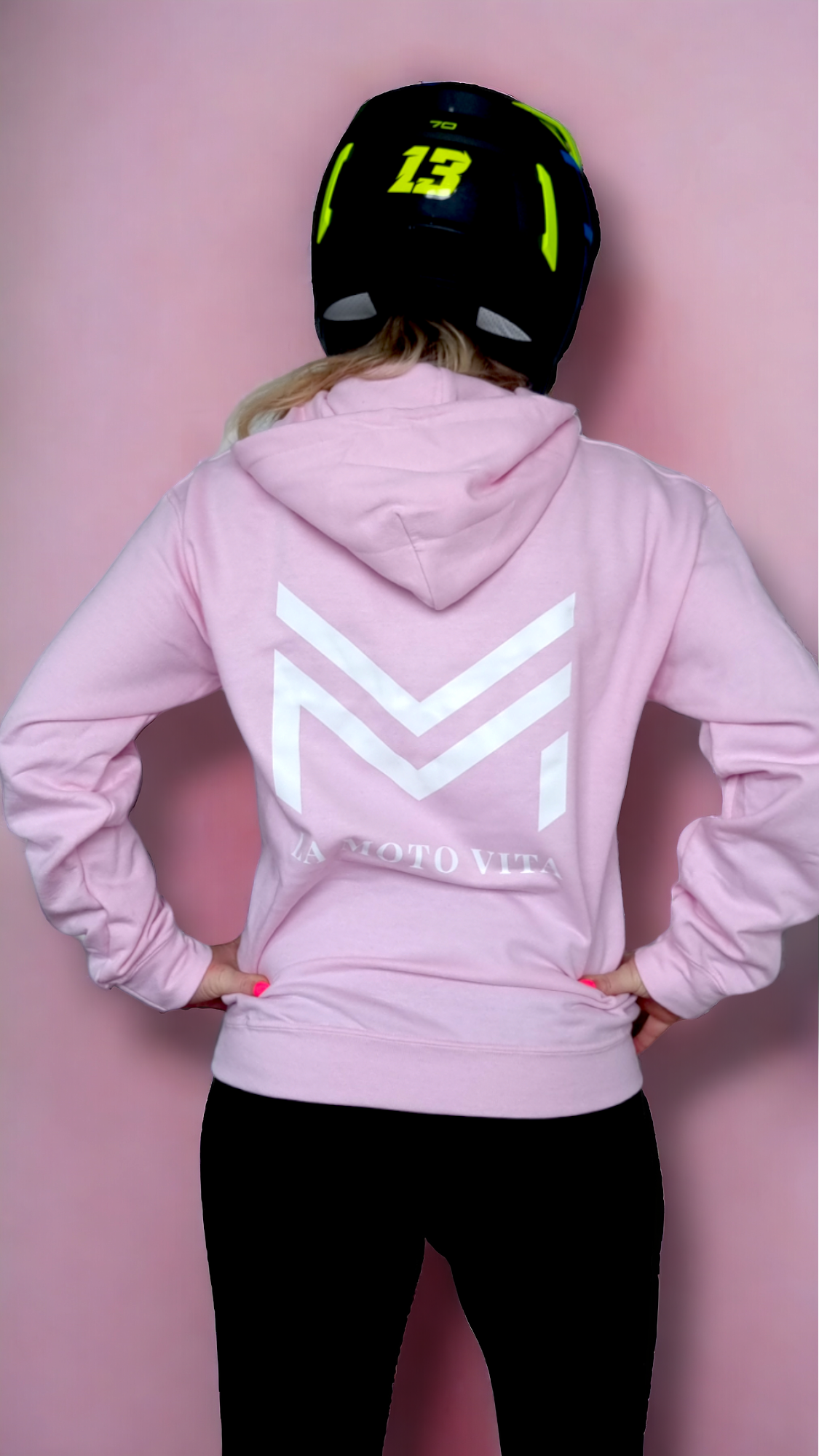 Pink babe LMV hoodie