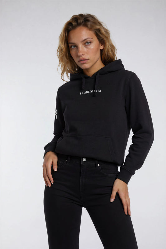 Crew Hoodie Black