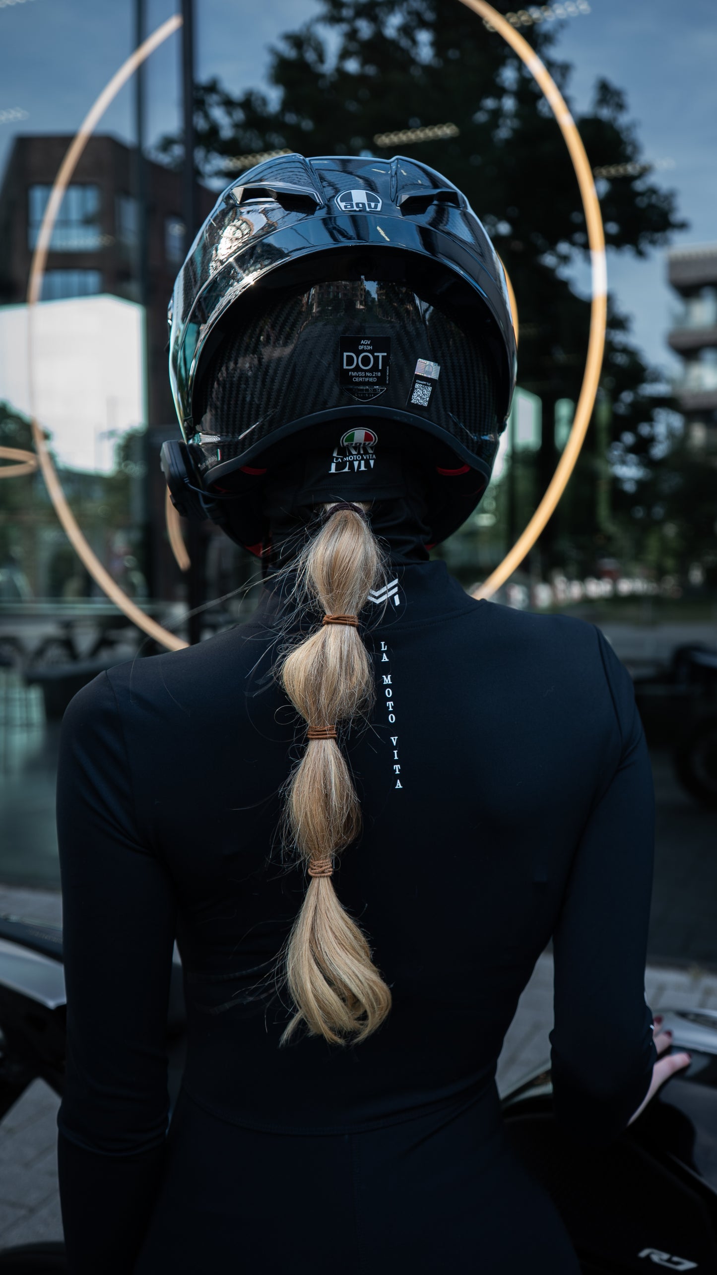 Ponytail balaclava GRIP Black