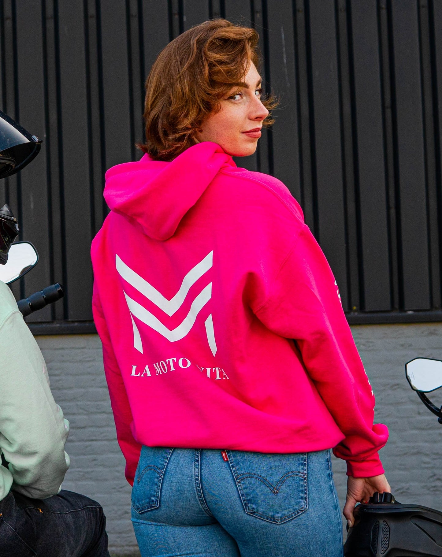 Pink LMV hoodie
