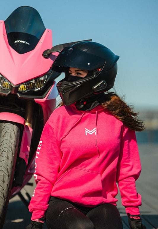 Pink hoodie
