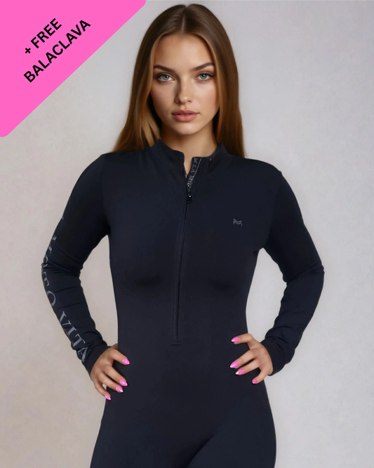Vixen Catsuit Fleece black