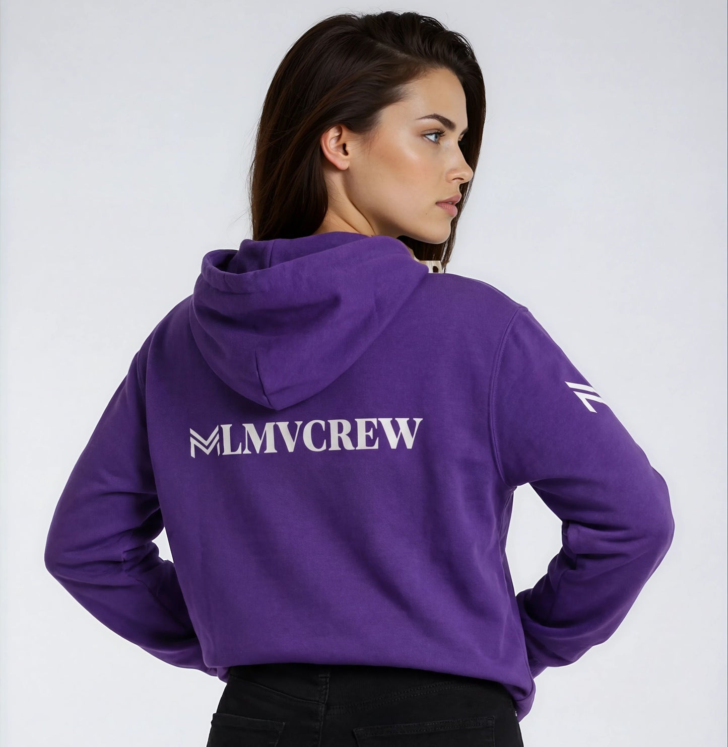 Crew Hoodie Purple