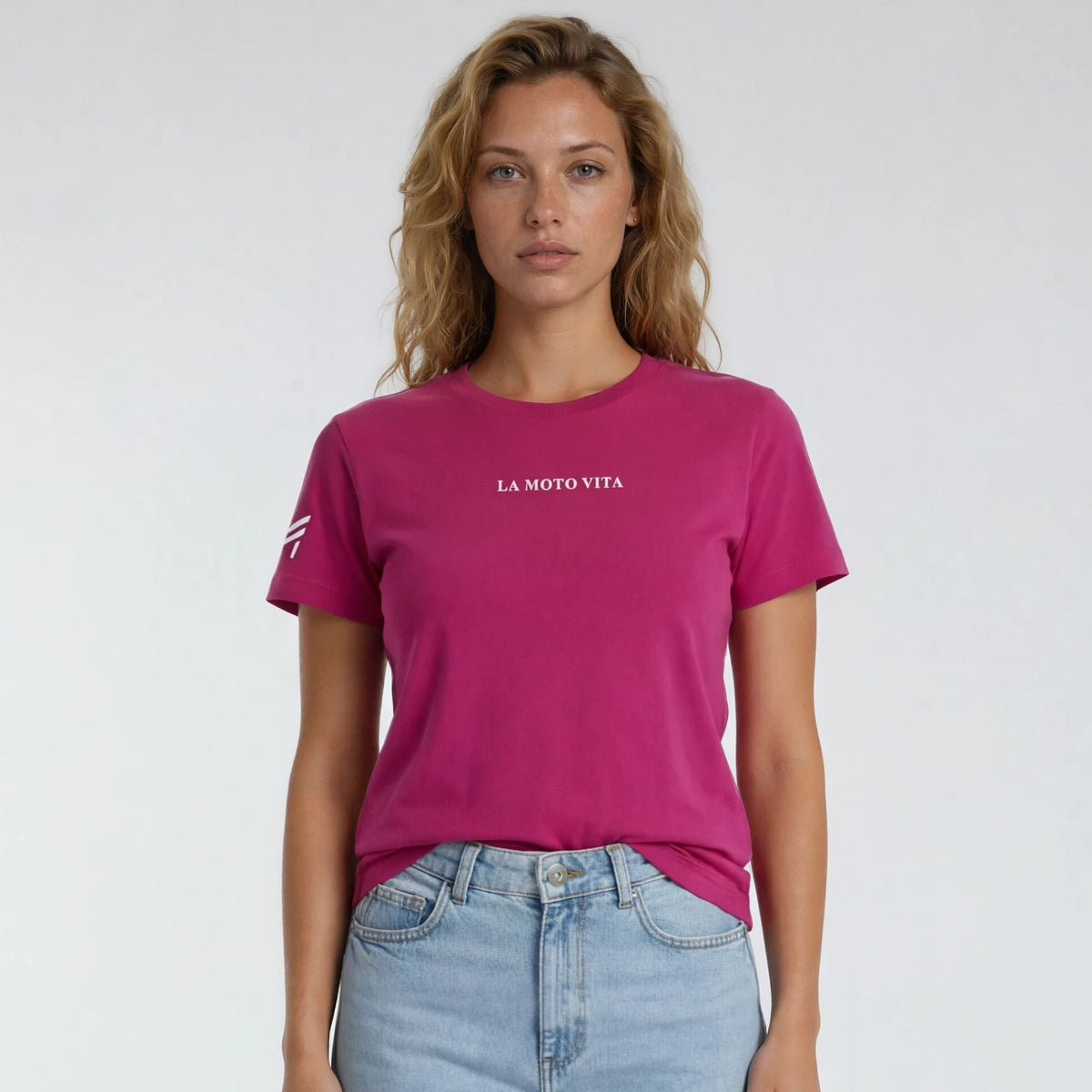 Camiseta Crew Rosa