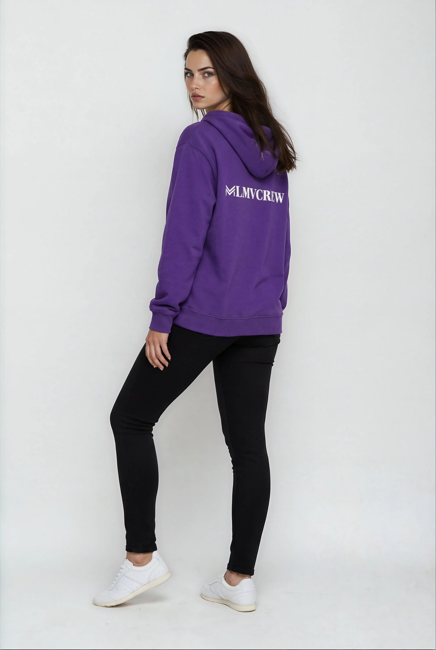 Crew Hoodie Purple