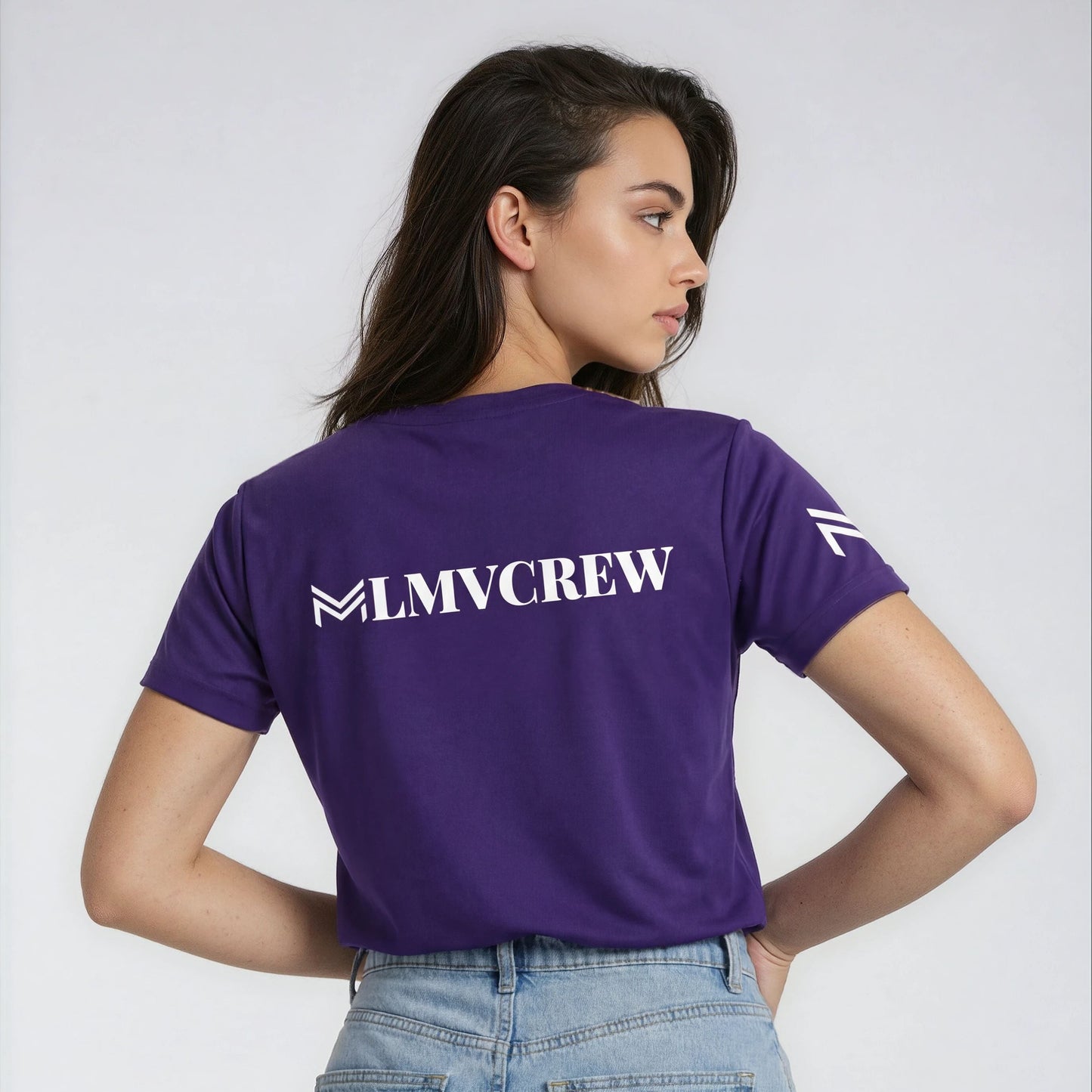 Crew Tee purple