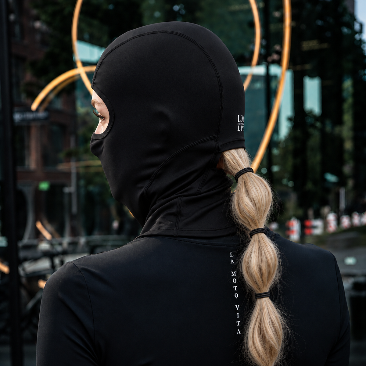 Ponytail balaclava GRIP Black