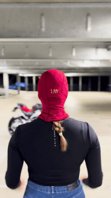 Ponytail Balaclava 2.0 Burgundy