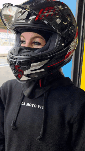 Ponytail balaclava GRIP Pink