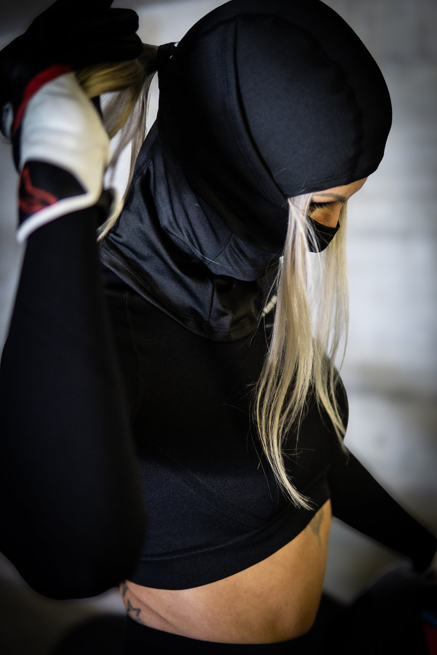 Ponytail Balaclava Black 2.0 AVAILABLE 16-4-26