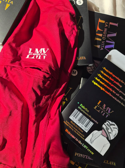 Ponytail balaclava GRIP Burgundy