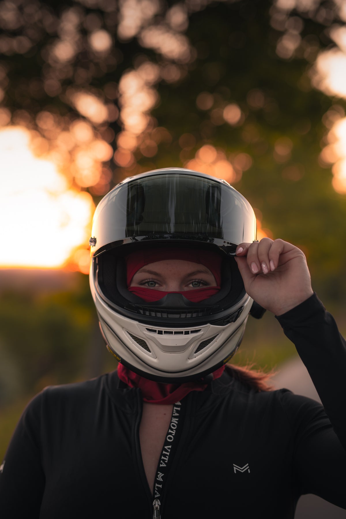 Ponytail Balaclava 2.0 Burgundy-thumbmail-3