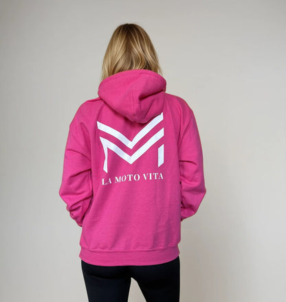 Rosa Kapuzenpullover